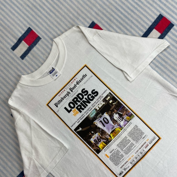 Vintage 2000s Pittsburgh Steelers NFL football Super Bowl Champs tee shirt - Picture 4 of 9